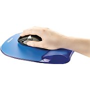 Fellowes Mouse & Wrist Pad Gel CRYSTAL cyan_2