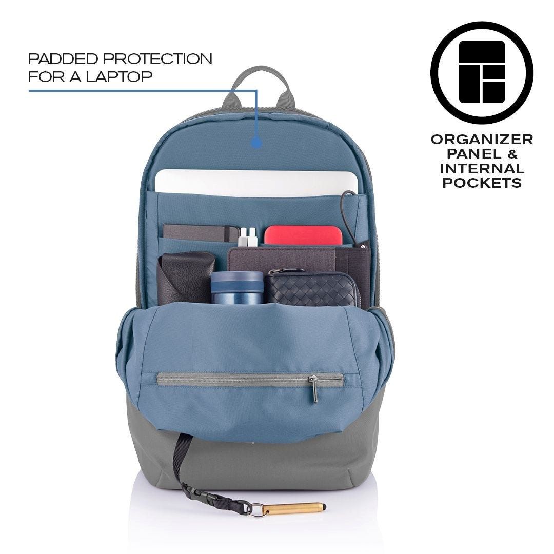 XD DESIGN ANTI-THEFT BACKPACK BOBBY SOFT GREY P/N: P705.792_17