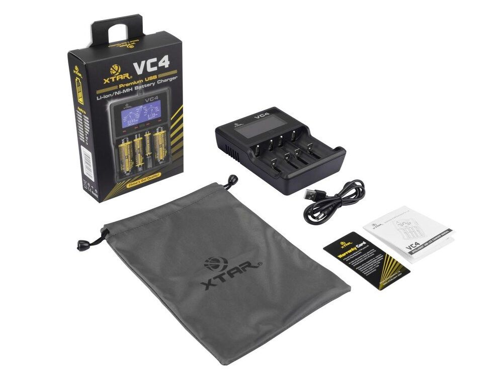 XTAR VC4SL battery charger to Li-ion / Ni-MH / Ni-CD 18650_6