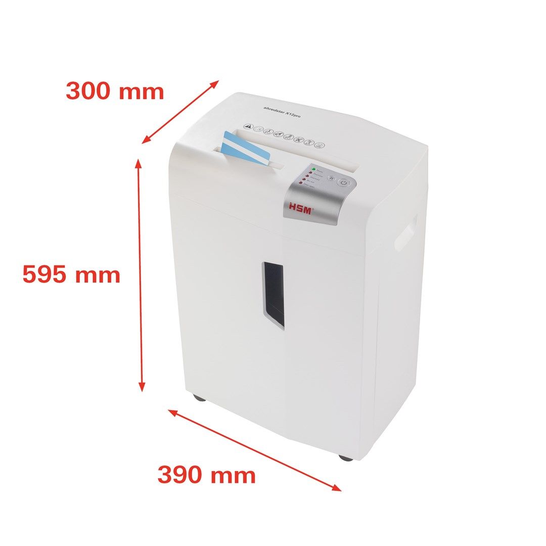 HSM shredstar X12pro document shredder  2 x 15 mm + separate CD cutter_3