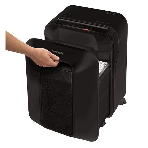 Fellowes Shredder personal LX201 black 22L_2