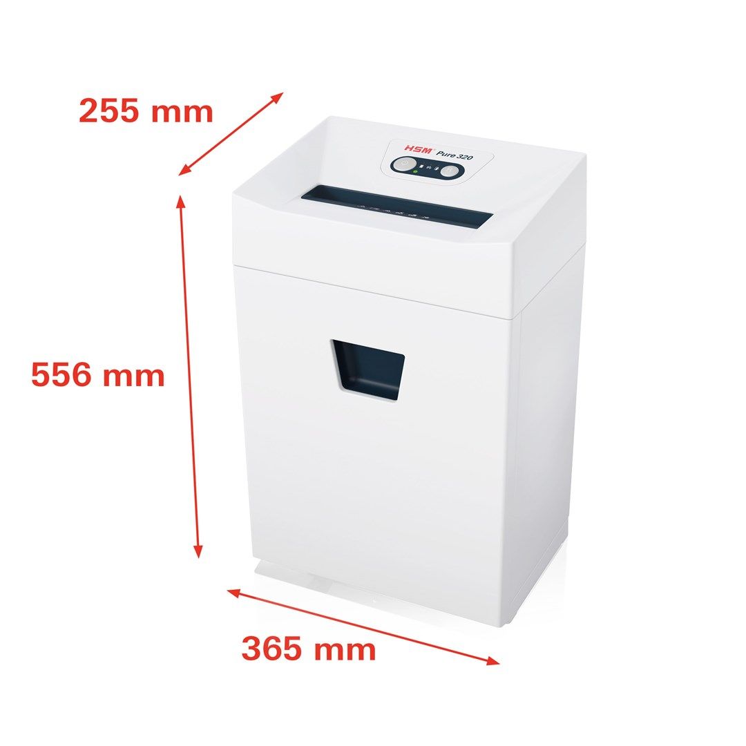 HSM Pure 320 shredder  25 l  5 8 mm_3