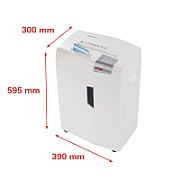 HSM shredstar X13 document shredder  4 x 37 mm + separate CD-cutting mechanism