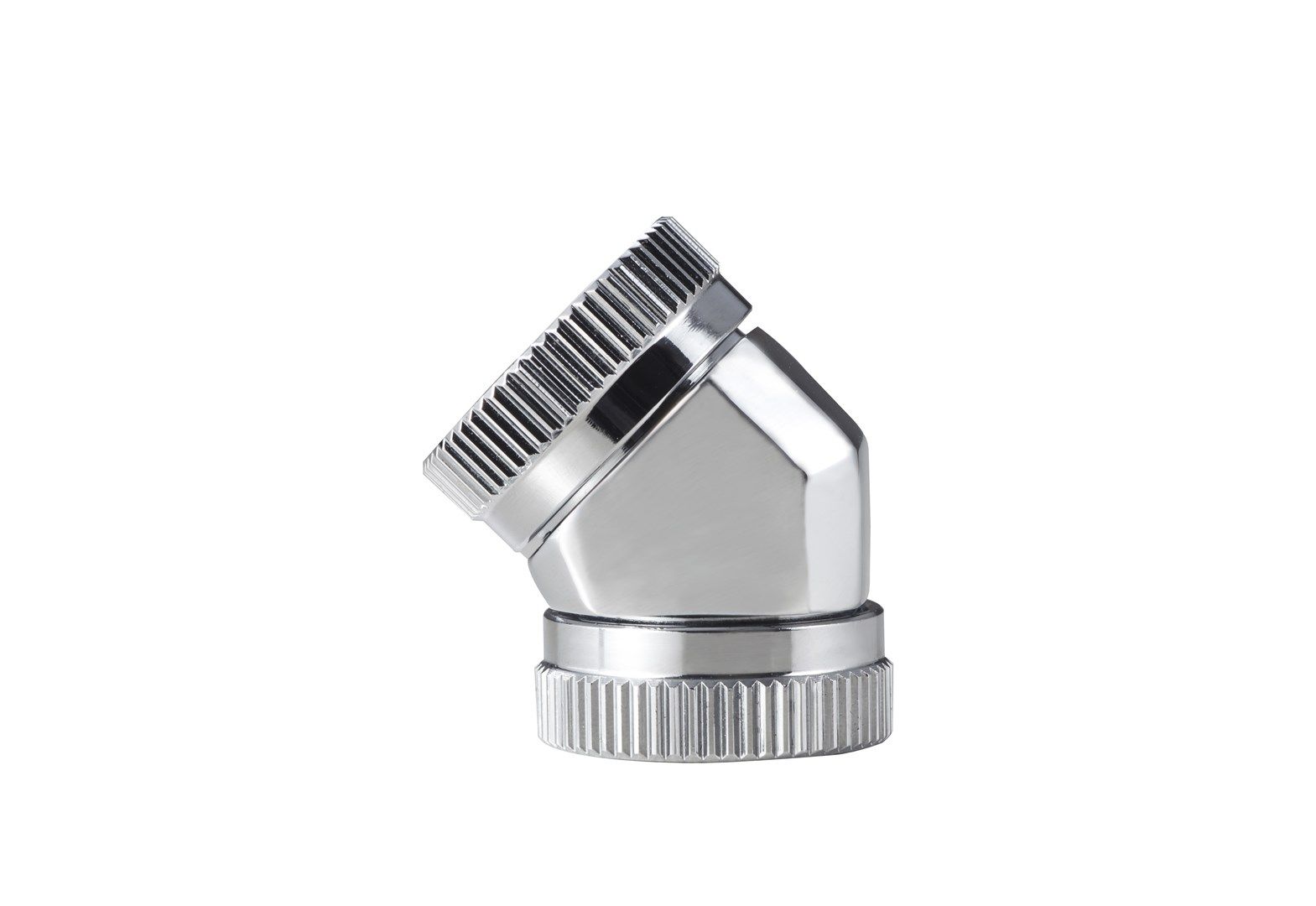 PHANTEKS Hard-Tube Adapter 2x 12mm 45 degrees - chrome_3