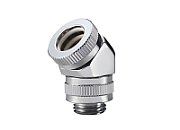 PHANTEKS Rotary Hard Tube Fitting 12mm 45 Degree G1/4 - chrome  rotatable_4