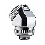 PHANTEKS Glacier Rotary Hard-Tube Fitting 16mm 45 Degree G1/4 - chrome  rotatable_2