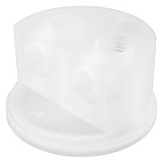 Singularity Computers Protium Quad Port Cap  Lid for Expansion Tank - Acrylic  matt transparent_1