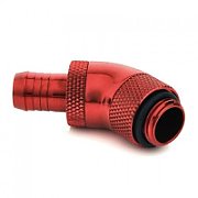 Bitspower Connector 45 Degree G1/4 Inch Male to 10mm ID - Rotatable  Red_1