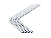 Bitspower Brass Hardtube 16mm OD  220x300mm  90 Degrees - Pack of 4  Silver_1