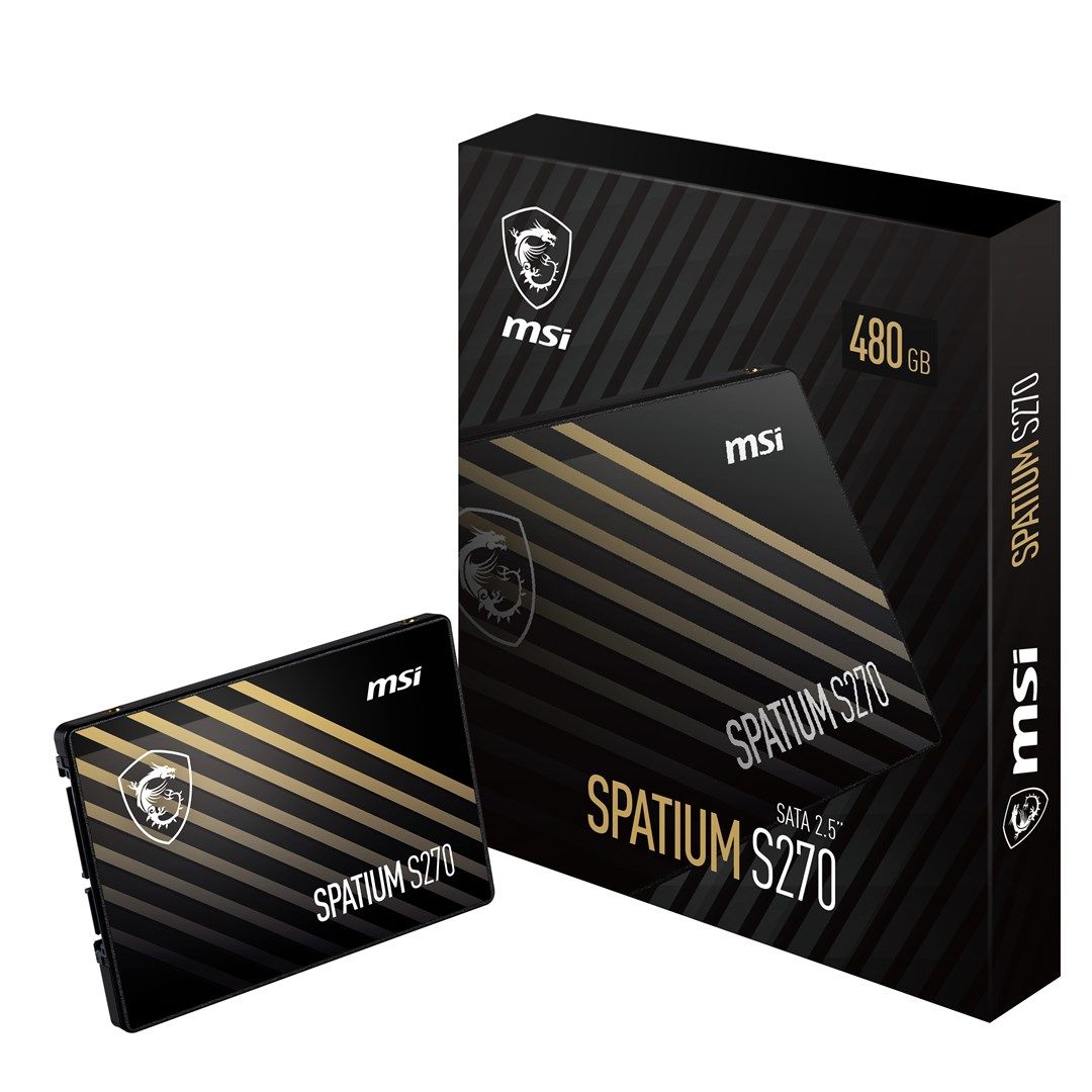 MSI SPATIUM S270 SATA 2.5 480GB internal solid state drive 2.5  Serial ATA III 3D NAND_2