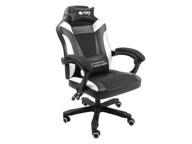 FURY GAMING CHAIR AVENGER M+ BLACK AND WHITE_6