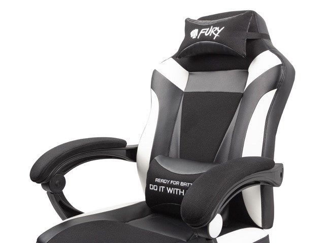 FURY GAMING CHAIR AVENGER M+ BLACK AND WHITE_8