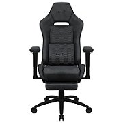 Aerocool ROYALSLATEGR Premium Ergonomic Gaming Chair Legrests Aerosuede Technology Grey_2