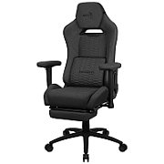 Aerocool ROYALASHBK Premium Ergonomic Gaming Chair Legrests Aeroweave Technology Black_1