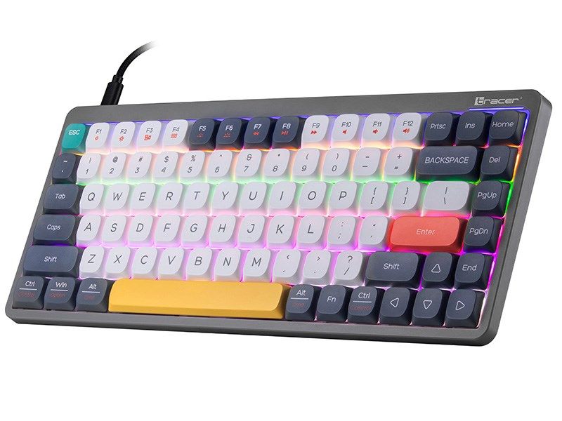 Mechanical keyboard Tracer FINA 84 Grey (Outemu Red Switch) TRAKLA47279_5