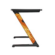 NanoRS RS120 Gaming Computer Desk  Modern Design  Light and Stable ( 50kg max load)  Black & Orange_2