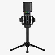 Streamplify MIC RGB Microphone  USB-A  black - tripod incl._1