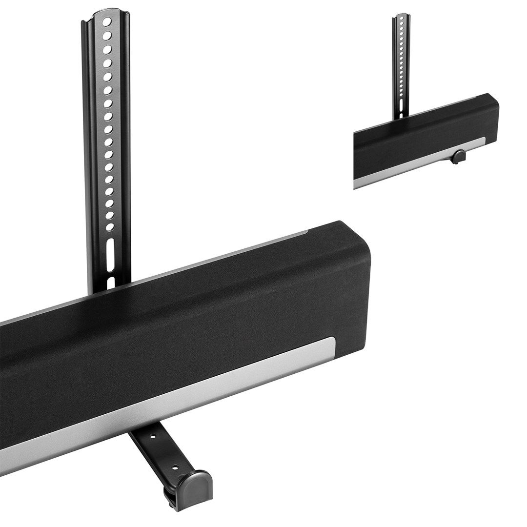 Maclean MC-914 Universal Soundbar Mount Speaker Holder Mounting Under TV up to 15kg VESA Space Saving_5