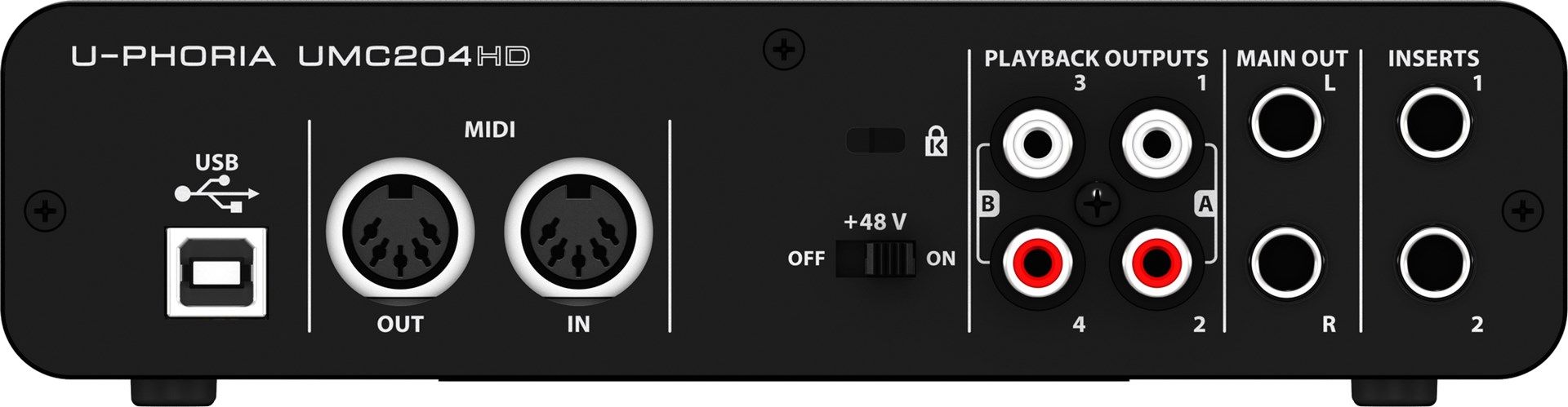 Behringer UMC204HD supplementary music equipment_2