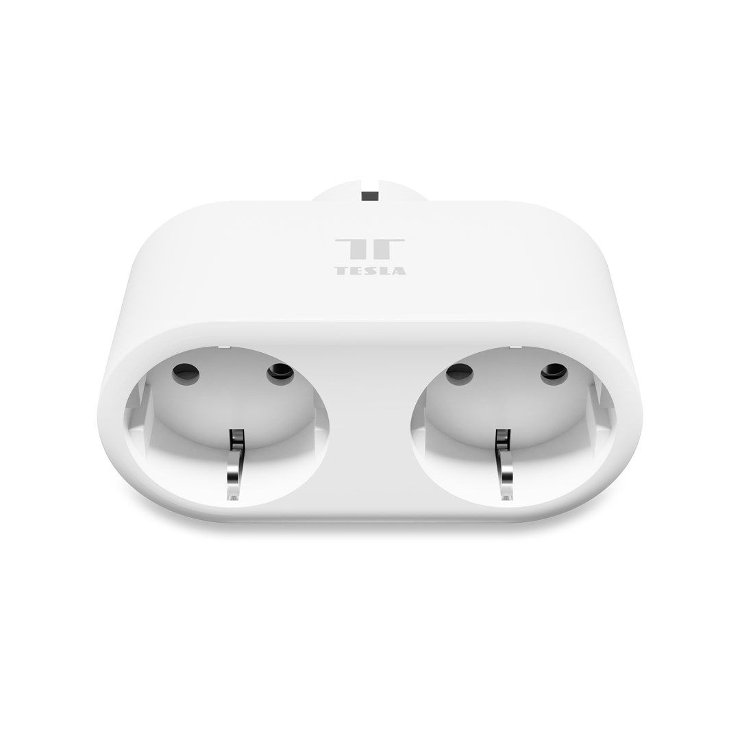 Set: 2 x TESLA double socket TSL-SPL-2PLGD_2