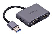 UNITEK ADAPTER USB-A - HDMI & VGA  FULL HD  M/F_1