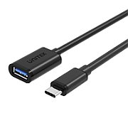 UNITEK Y-C476BK USB cable 0.2 m USB 3.2 Gen 1 (3.1 Gen 1) USB C USB A Black_1