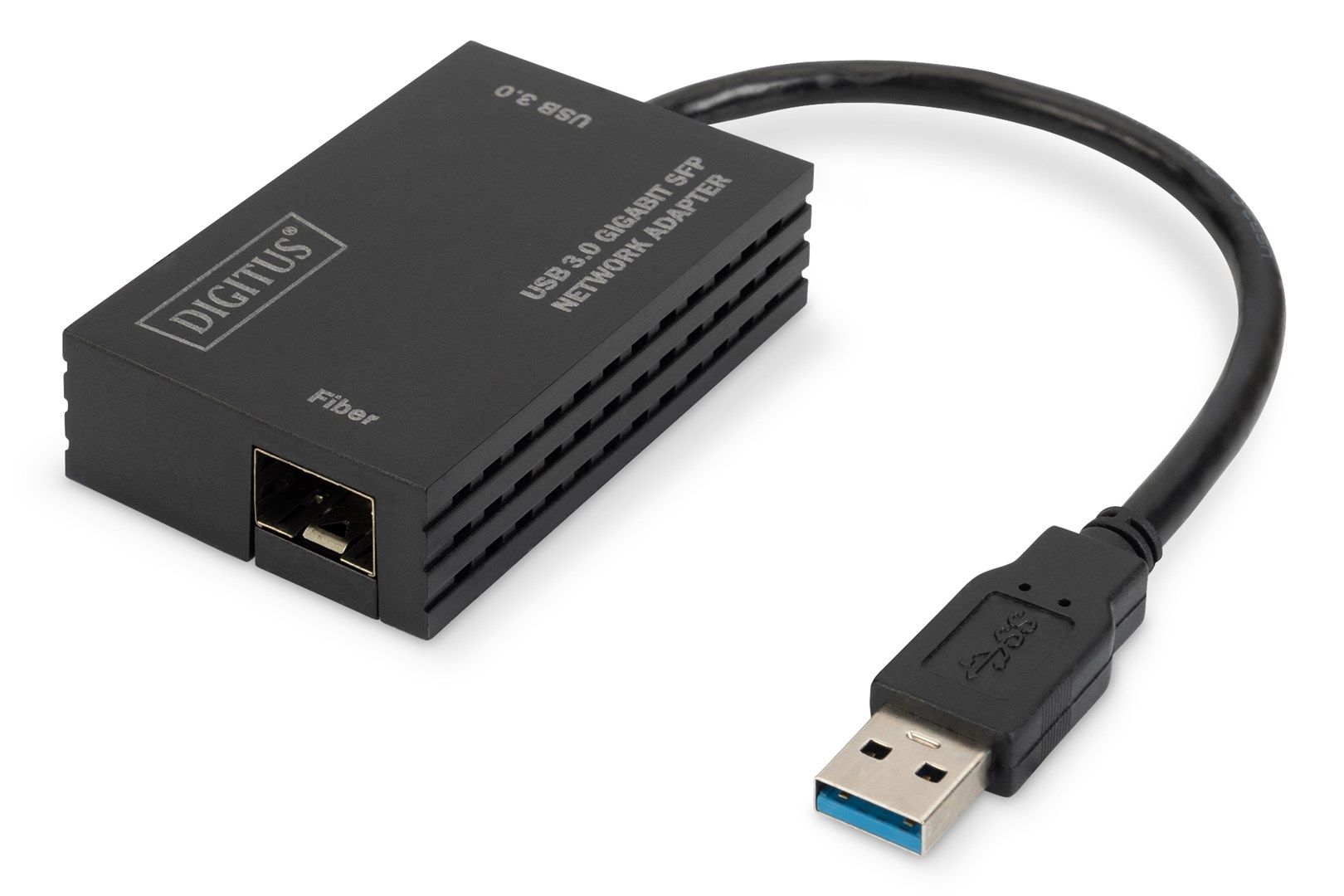 USB 3.0 Type A to Gigabit SFP Port Adapter (Without SFP Module)
