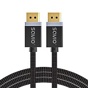 SAVIO DISPLAYPORT (M) - DISPLAYPORT (M) CABLE  V1.4  3 m  CL-176_1