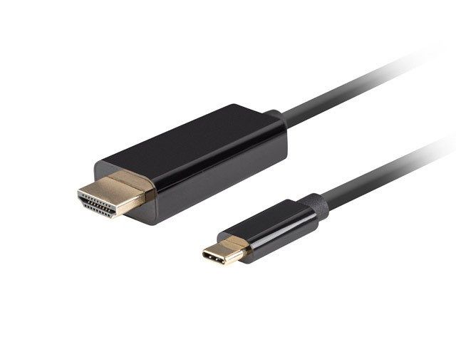 LANBERG CABLE USB-C(M)->HDMI(M) 3M 4K 60HZ BLACK_2