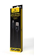 Gembird CCDB-mUSB2B-AMBM-6 Cotton braided Micro-USB cable with metal connectors  1.8 m  black_1