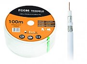 Libox Kabel koncentryczny PCC80 100m coaxial cable RG-6/U White_1