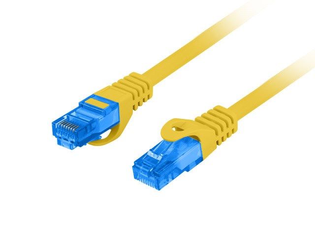 LANBERG PATCHCORD S/FTP CAT.6A 3M YELLOW LSZH_4