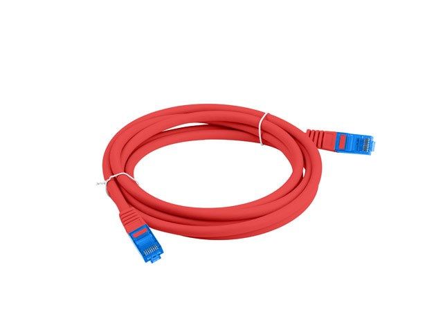 Patch cord Lanberg  RJ45, 1 m, rosu