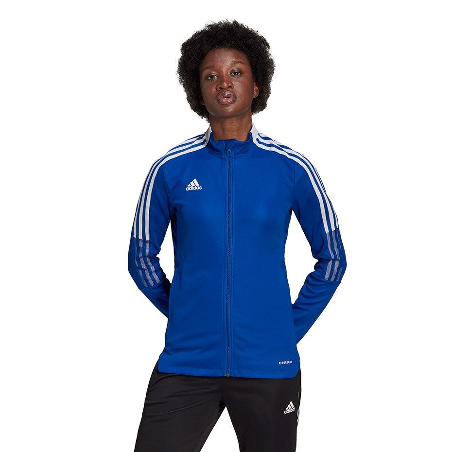 adidas Tiro 21 Track Women's Sweatshirt Blue GM7304_14