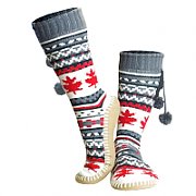 Glovii GOBM slippers Slipper boot Female Grey  Red  White_2