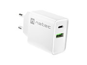 NATEC NETWORK CHARGER RIBERA USB-A+USB-C 20W PD_8