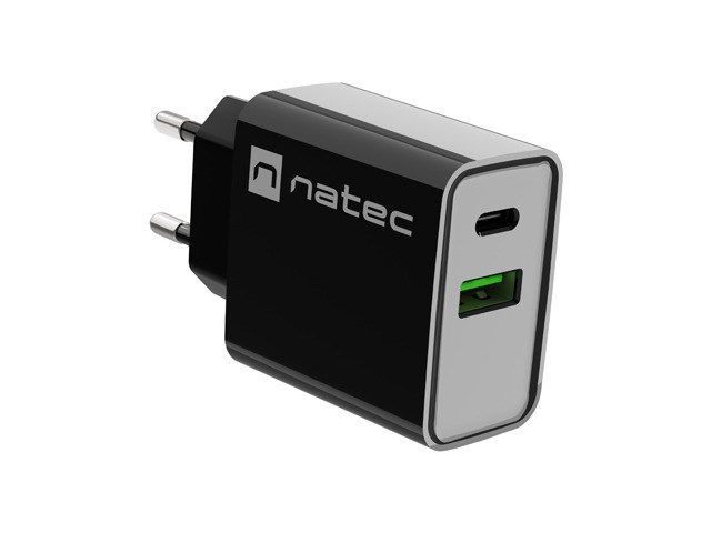 NATEC NETWORK CHARGER RIBERA USB-A+USB-C 20W PD_7