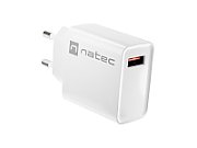 NATEC NETWORK CHARGER RIBERA USB-A 18W WHITE_1