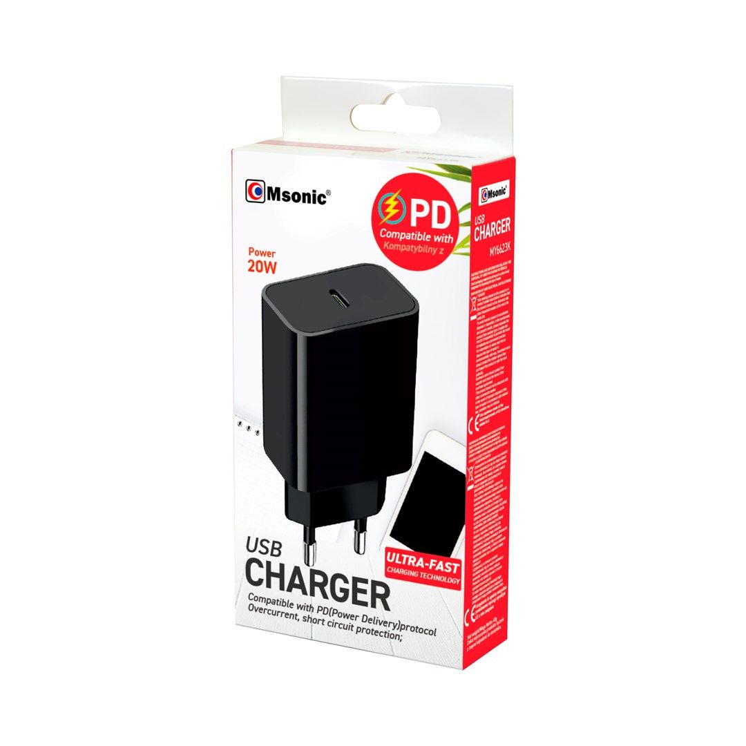 Msonic MY6623K Wall Charger USB-C PD_3