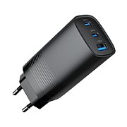 Gembird TA-UC-PDQC65-01-BK 3-port 65 W GaN USB PowerDelivery fast charger  black_3