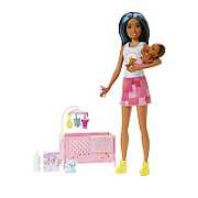 Barbie Babysitter Baby Sleep + Doll & Baby HJY34 MATTEL_1