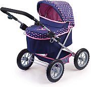 Bayer Trendy doll's pram navy-purple 13052AA_4