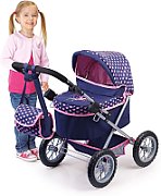 Bayer Trendy doll's pram navy-purple 13052AA_5