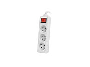 LANBERG POWER STRIP 3M WHITE  3X 230V PL  WITH SWITCH_4