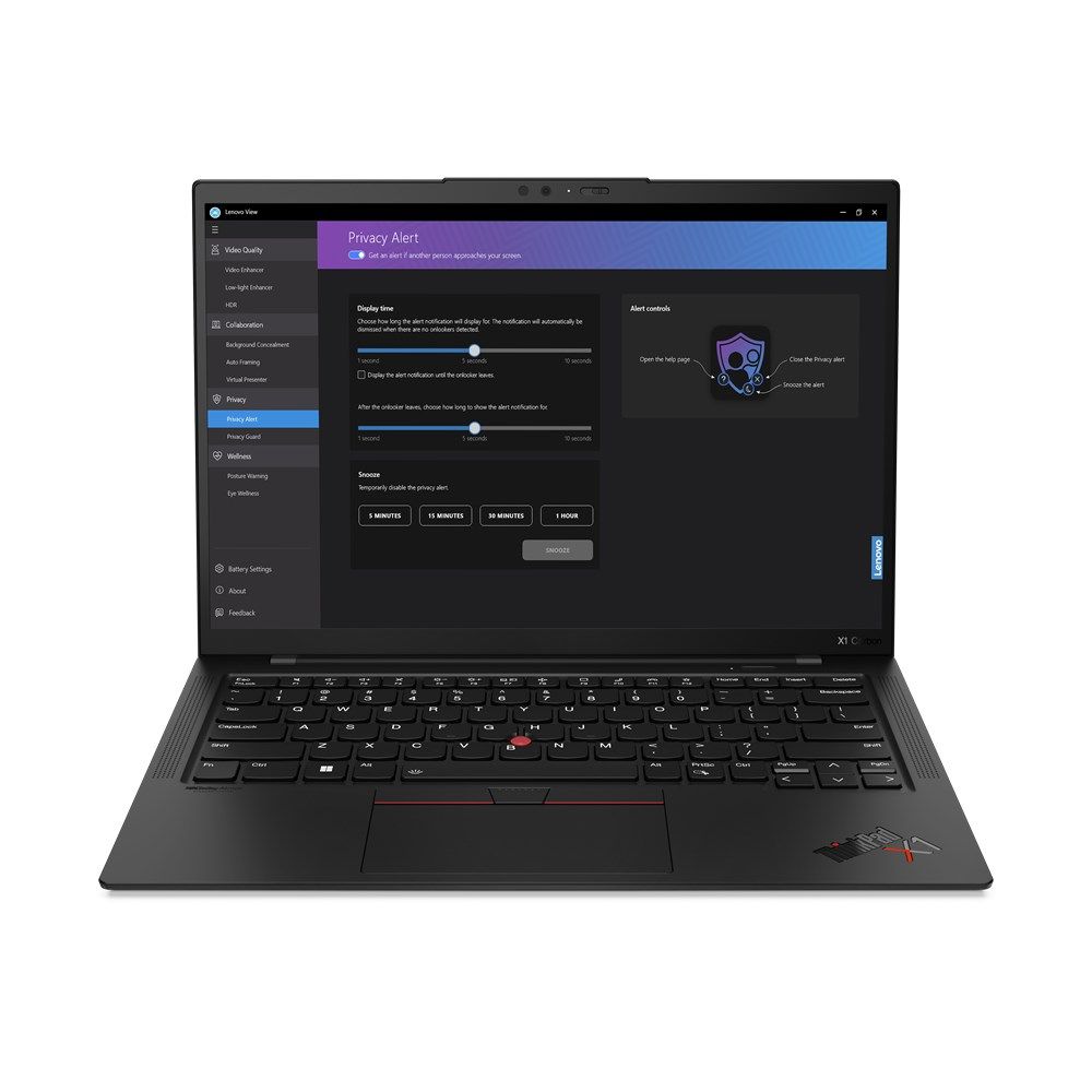 Lenovo ThinkPad X1 Carbon Laptop 35.6 cm (14 ) Touchscreen WUXGA Intel® Core™ i7 i7-1355U 32 GB LPDDR5-SDRAM 1 TB SSD Wi-Fi 6E (802.11ax) Windows 11 Pro Black_4