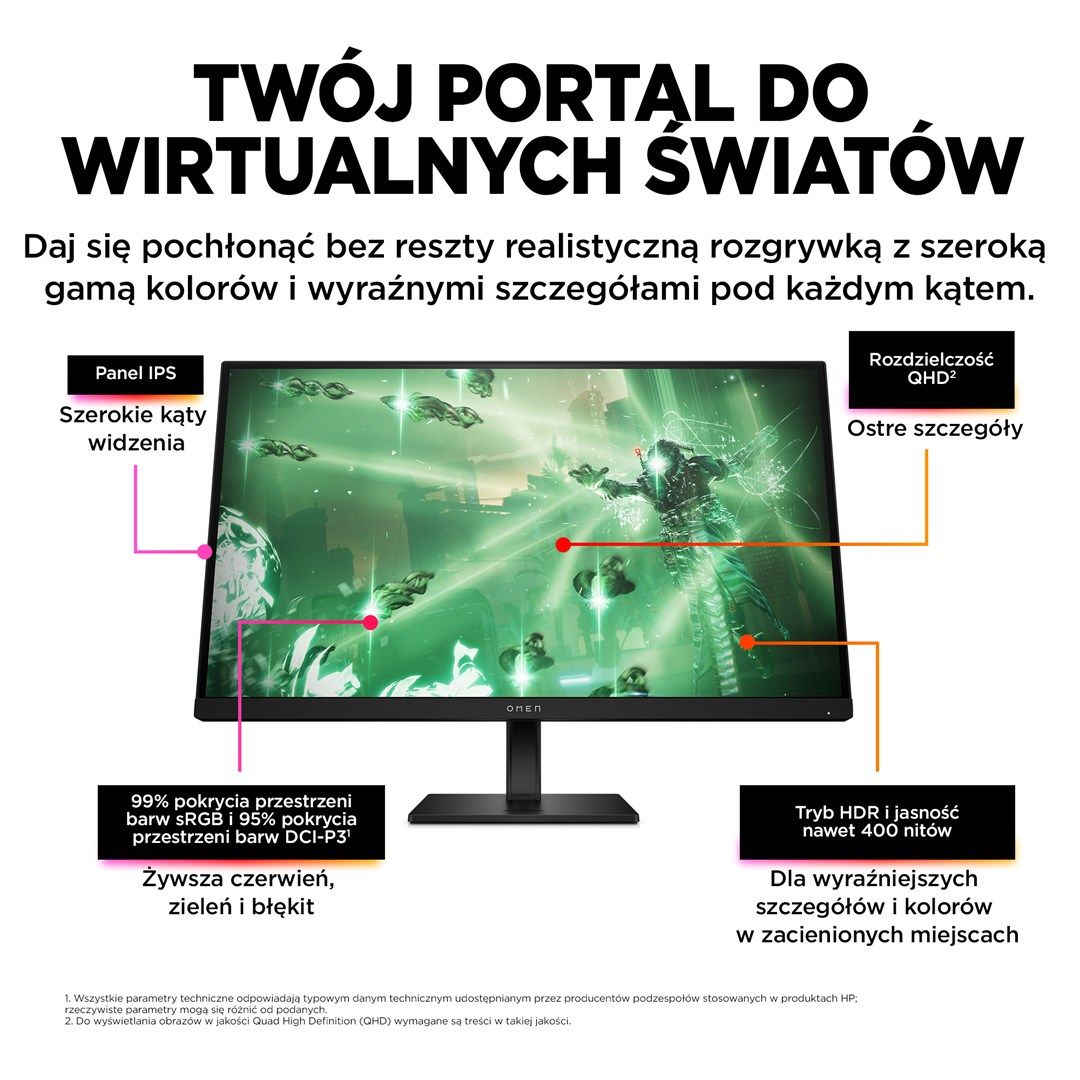 HP OMEN by HP 27q computer monitor 68.6 cm (27 ) 2560 x 1440 pixels Quad HD Black_8