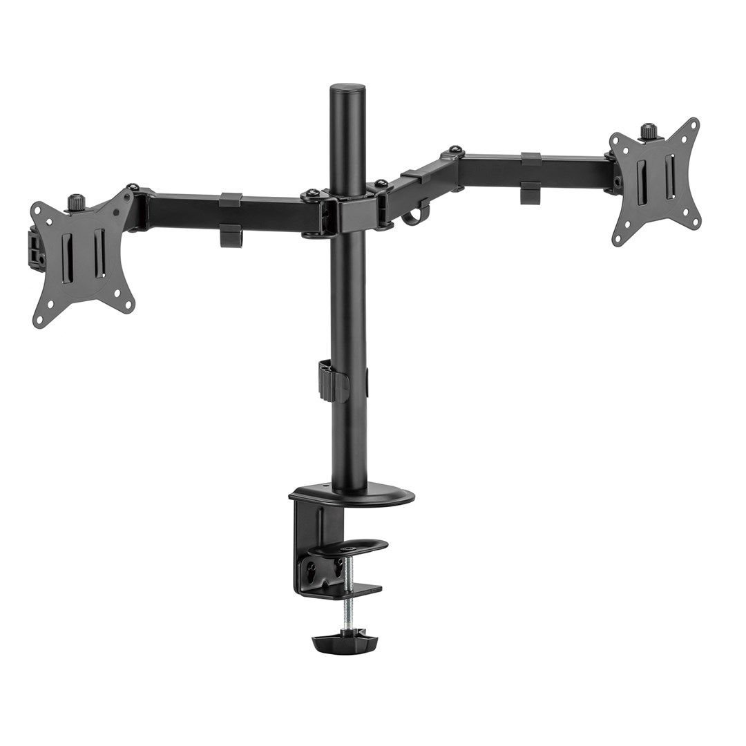 Maclean desk mount for 2 monitors  VESA 75x75 and 100x100  17-32   2x 9kg  MC-754N_5