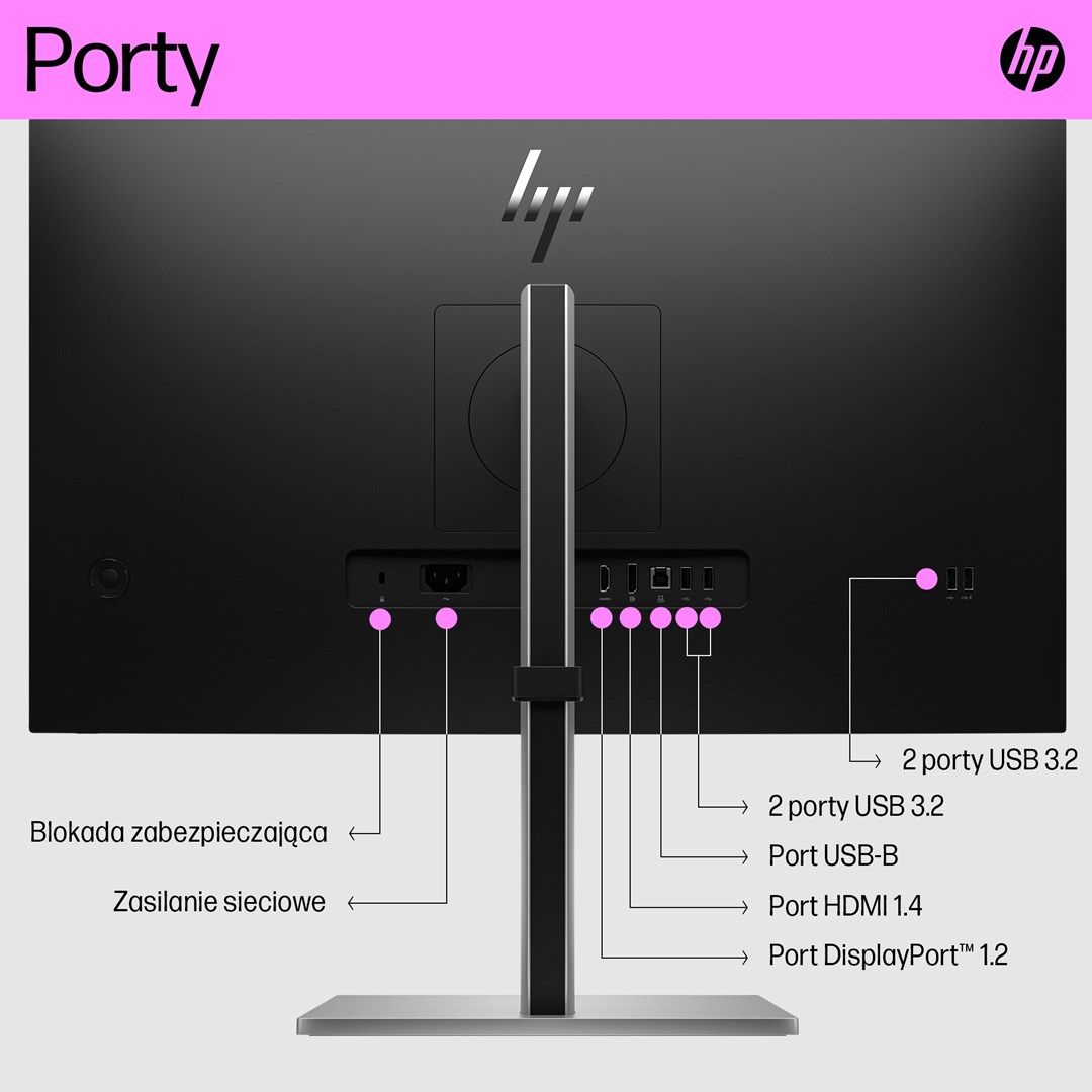 HP E27q G5 computer monitor 68.6 cm (27 ) 2560 x 1440 pixels Quad HD LCD Black  Silver_10