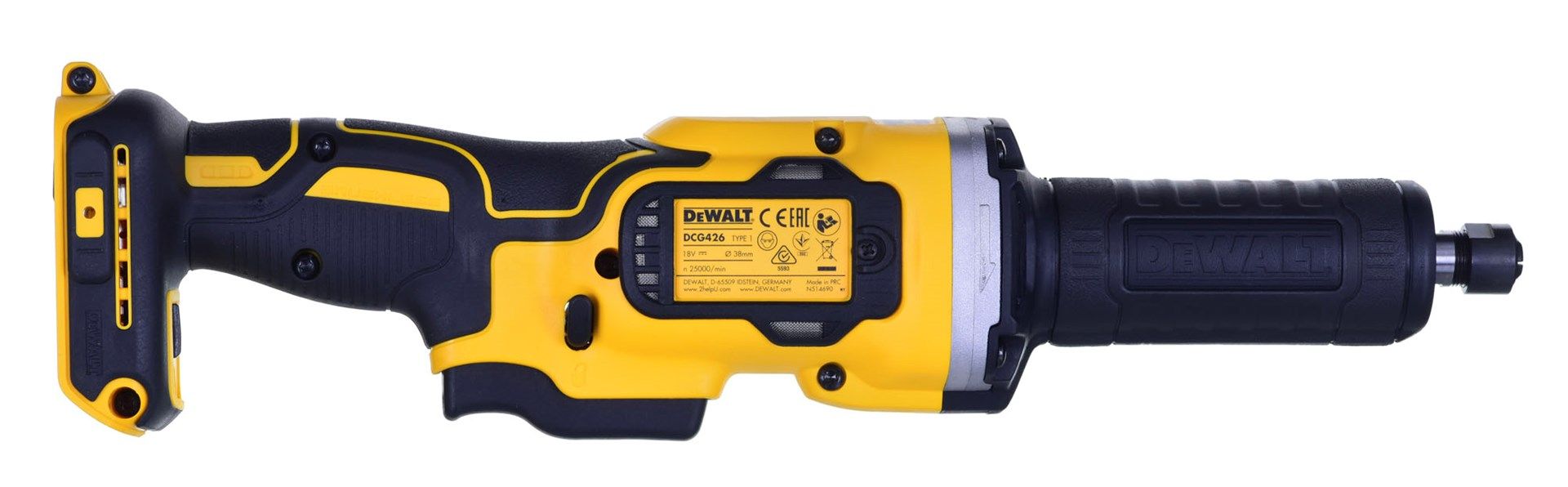 DeWALT DCG426N-XJ die/straight grinder Straight die grinder 25000 RPM Black  Yellow 1000 W_2