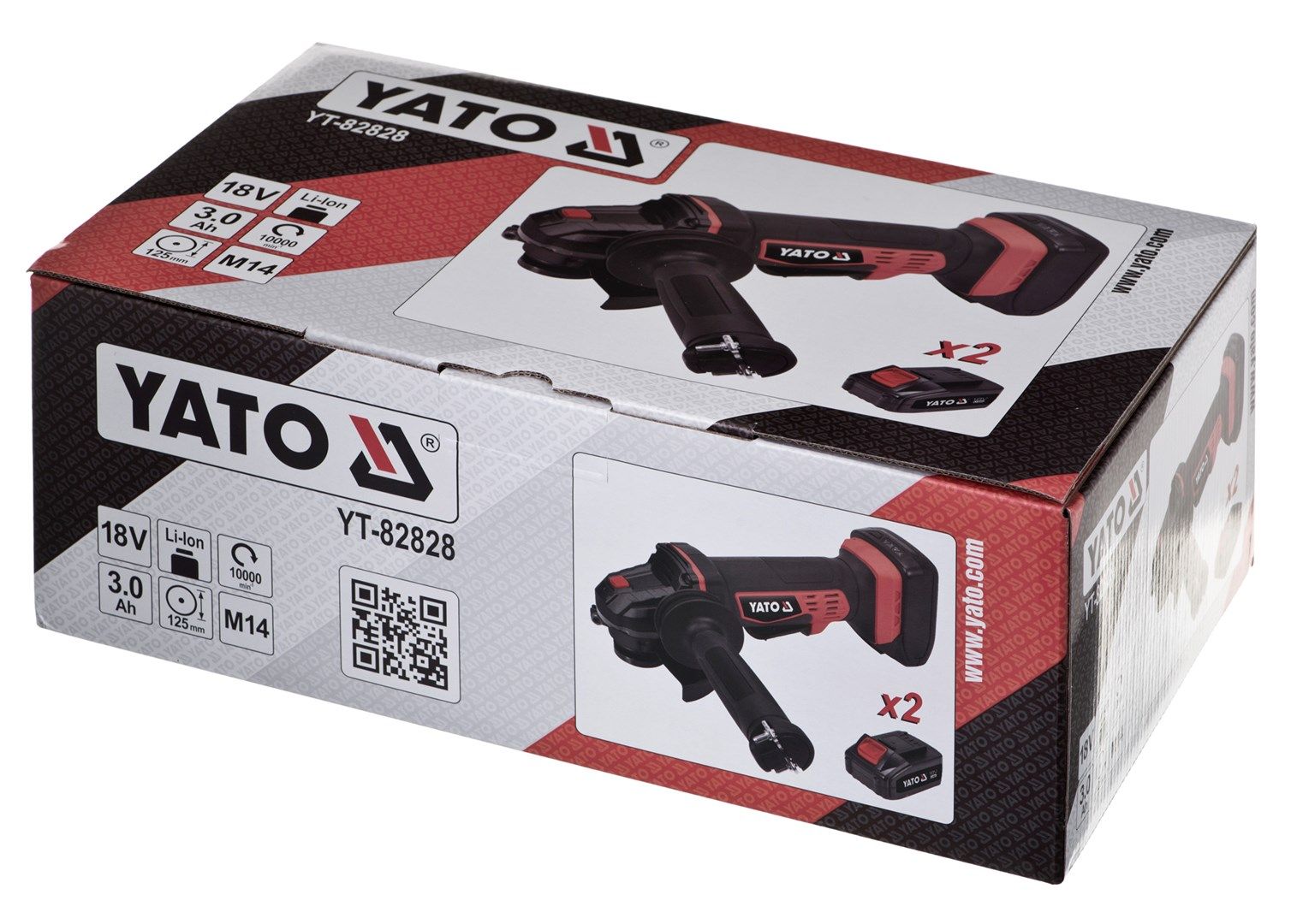 Angle grinder 18V 2x Rechargeable batteries YATO YT-82828_7